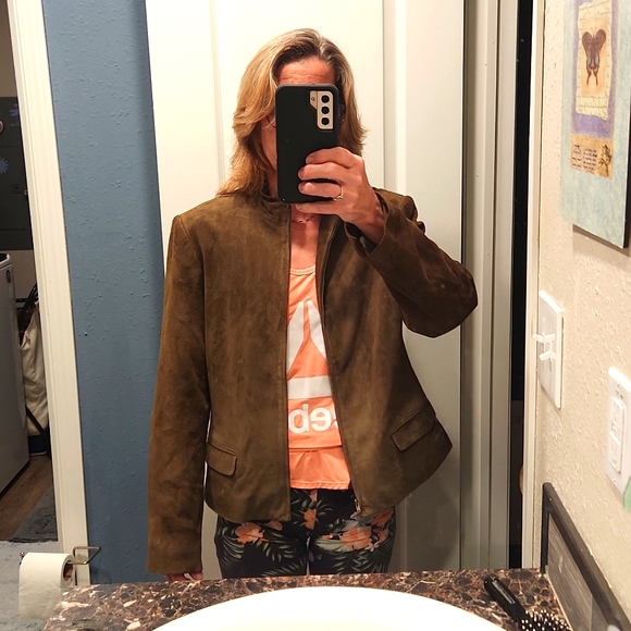 Jones NY suede jacket - Picture 7 of 8